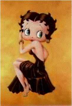Betty Boop's little black dress
