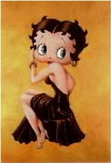 Betty Boop black dress