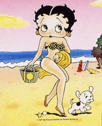 Betty at the beach
