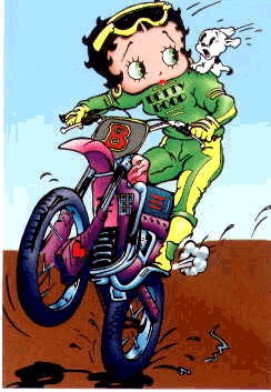 Betty Boop Biker